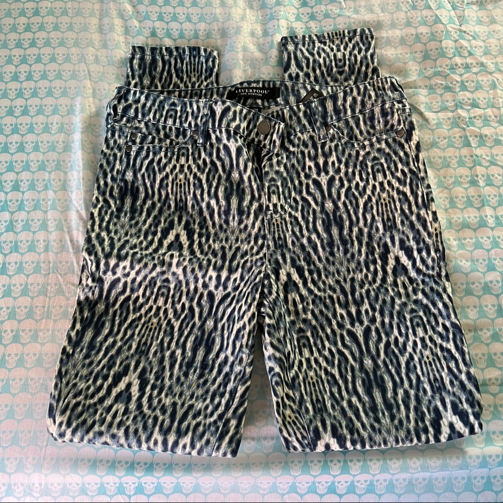 Liverpool Animal Print Skinny Jeans